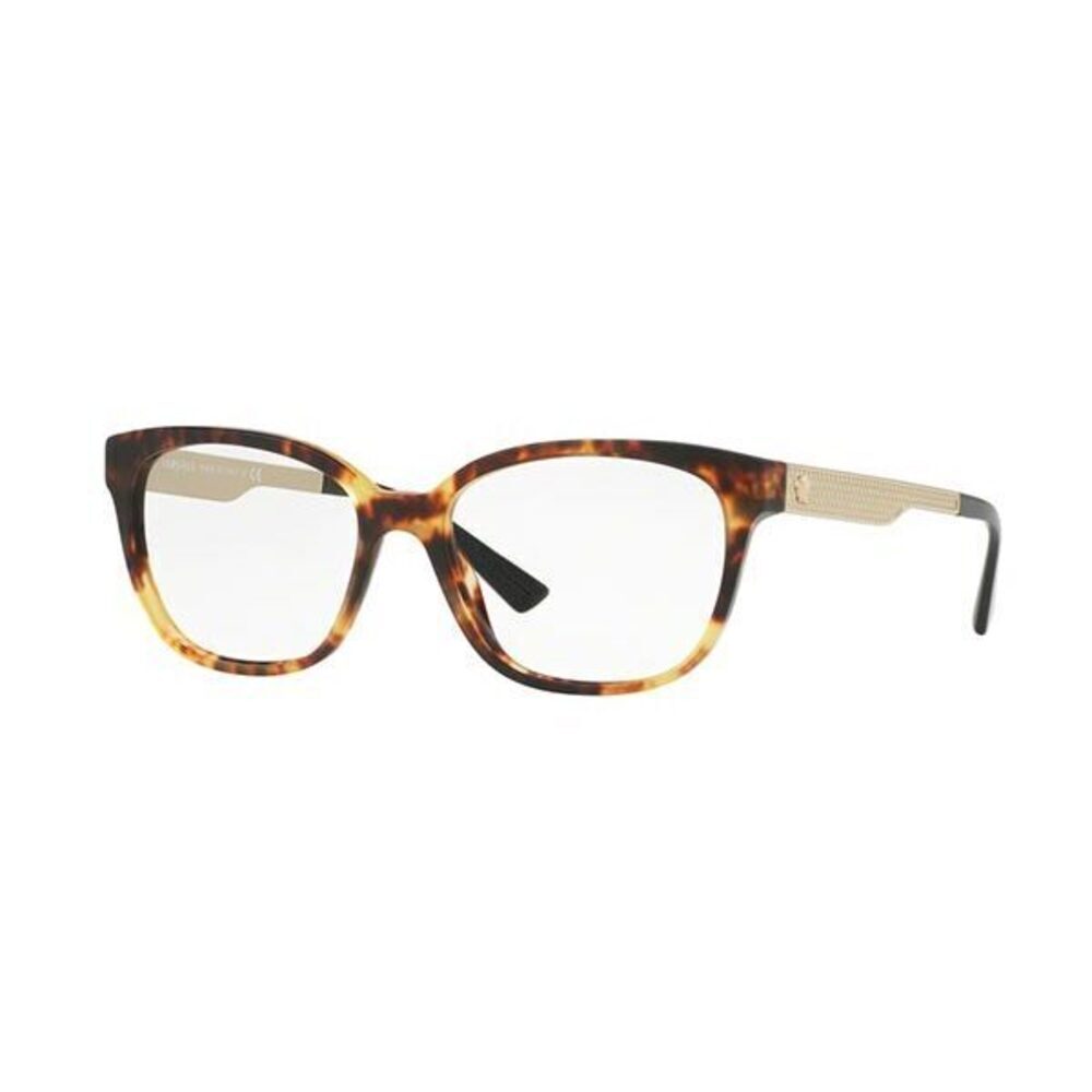 NWT Versace VE3240-5208-54 Brown Square 54mm Glasses